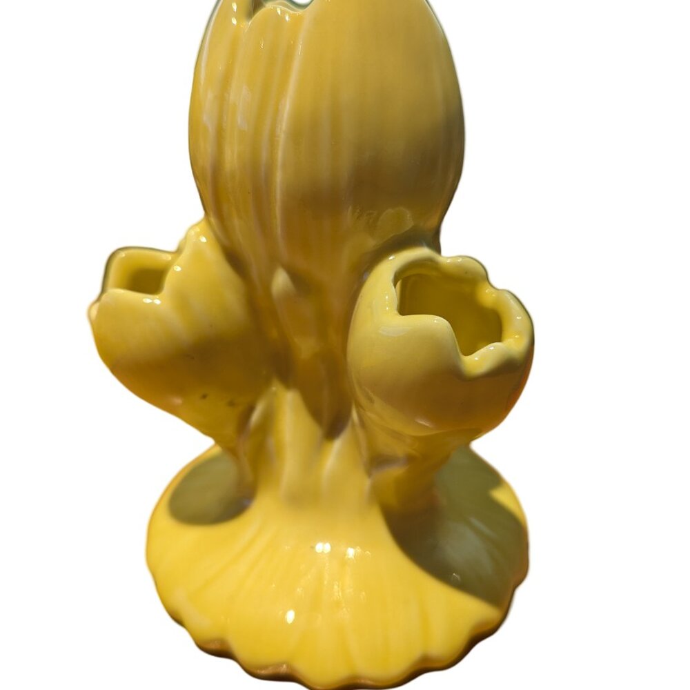 Pottery Vase – MCM -  Carmark – Tulip / Crocus vase - yellow